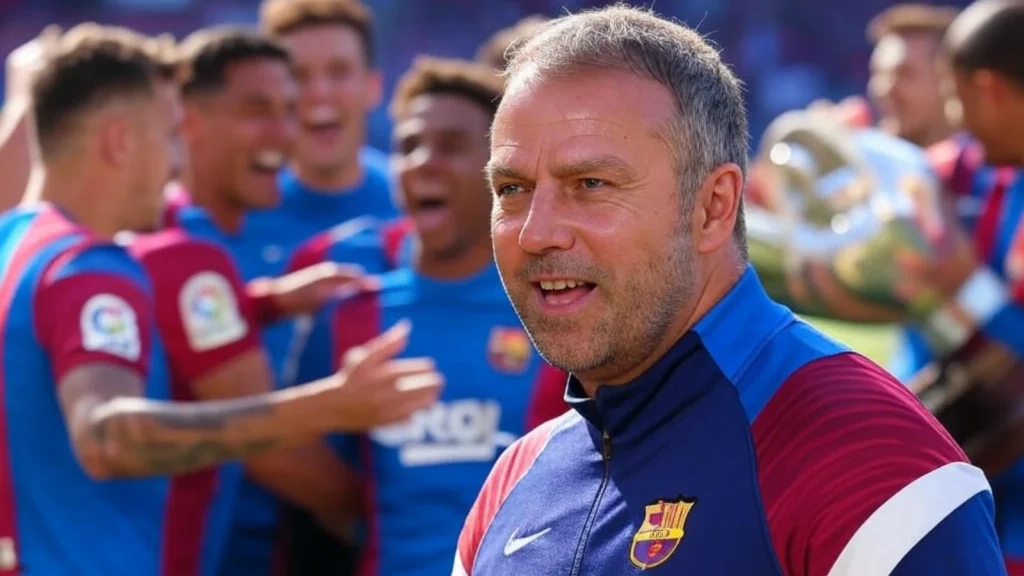 Hansi Flick Raih Gelar Pelatih Terbaik La Liga 2024/25