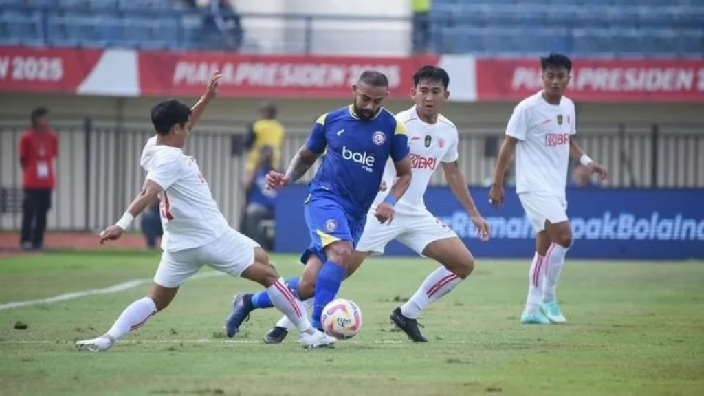 Pertandingan Piala Presiden 2025 Berakhir Imbang, Arema FC dan Liga Indonesia All Star Sama Kuat
