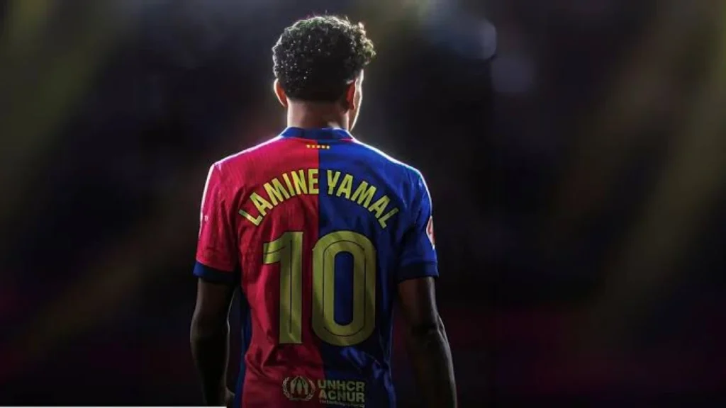 Lamine Yamal Cetak Gol Pertama dengan Nomor Punggung 10 Barcelona di Pramusim
